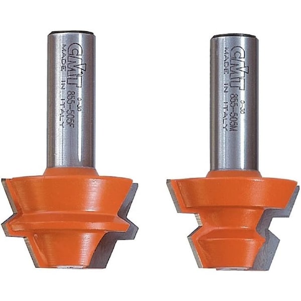 Lock Miter Set, 2-Inch Shank, 1-15/32-Inch Diameter